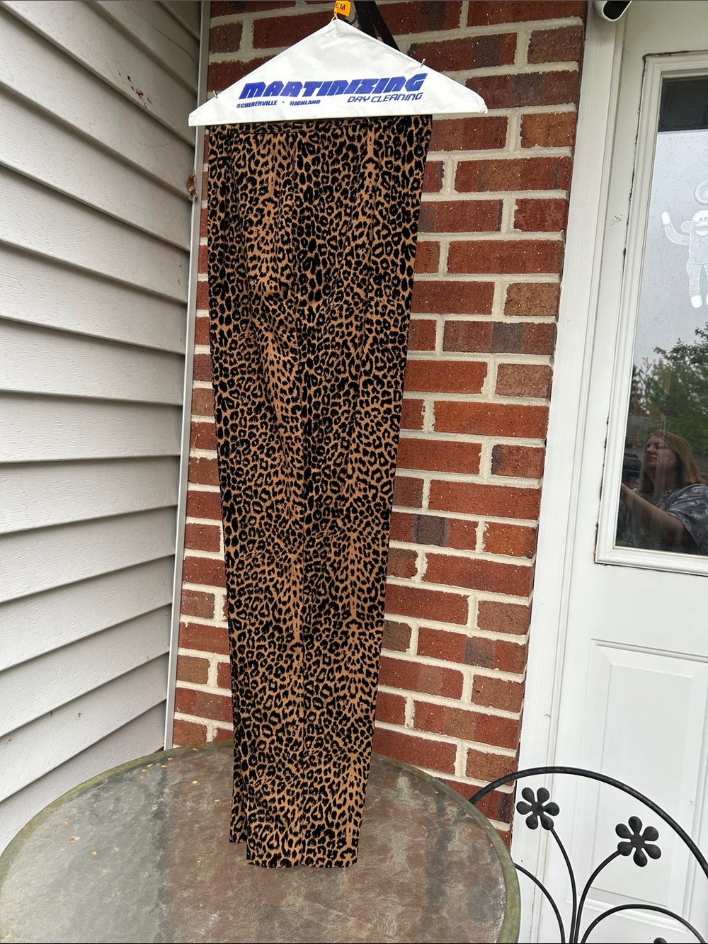 Vintage Leopard Print Pant size 8